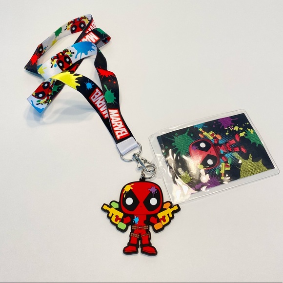 Funko Accessories Funko Marvel Paintball Deadpool Exclusive Lanyard